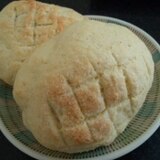 ロールパンで作るメロンパン